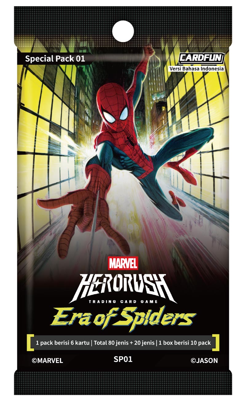 Marvel Hero Rush ID SP01 Era of Spiders Booster Pack