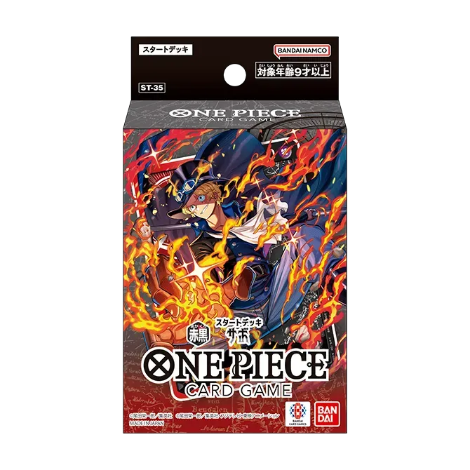 One Piece JP ST-35 Red Black Sabo Starter Deck