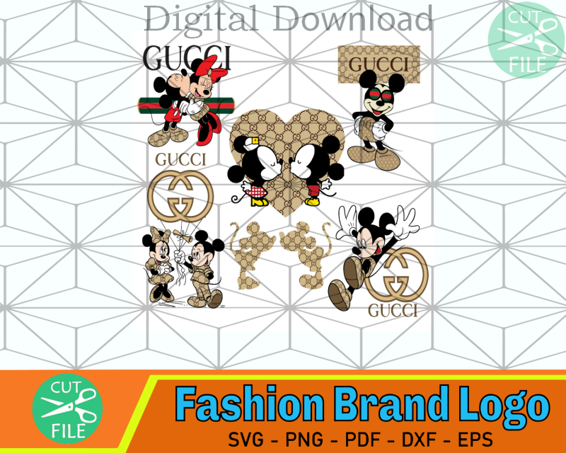 Gucci Mickey And Minnie Mouse