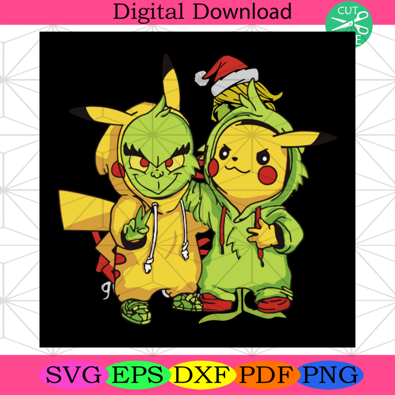 Pikachu And Grinch