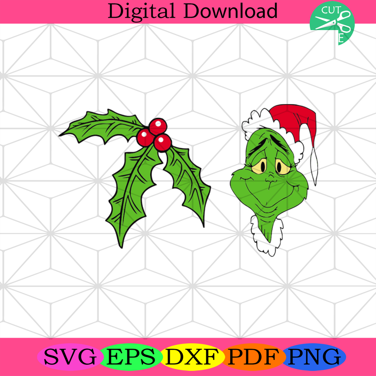 Grinch And Christmas Leaf