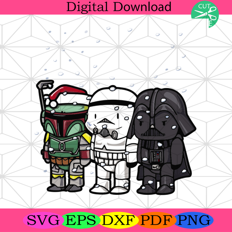 Merry Christmas Star Wars Characters