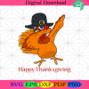 Happy Thanksgiving Dabbing Turkey