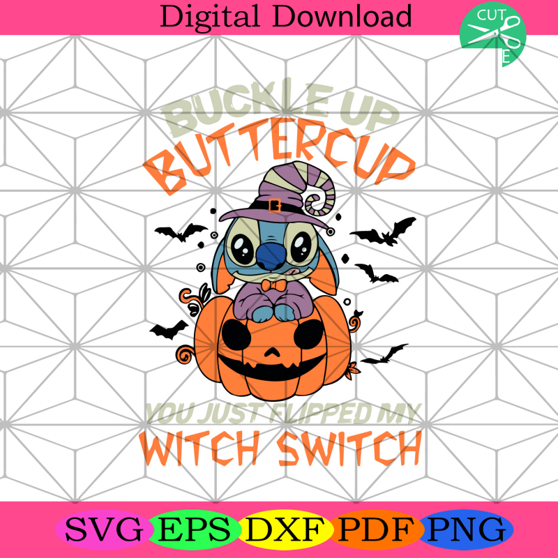 Buckle Up Stitch Pumpkin