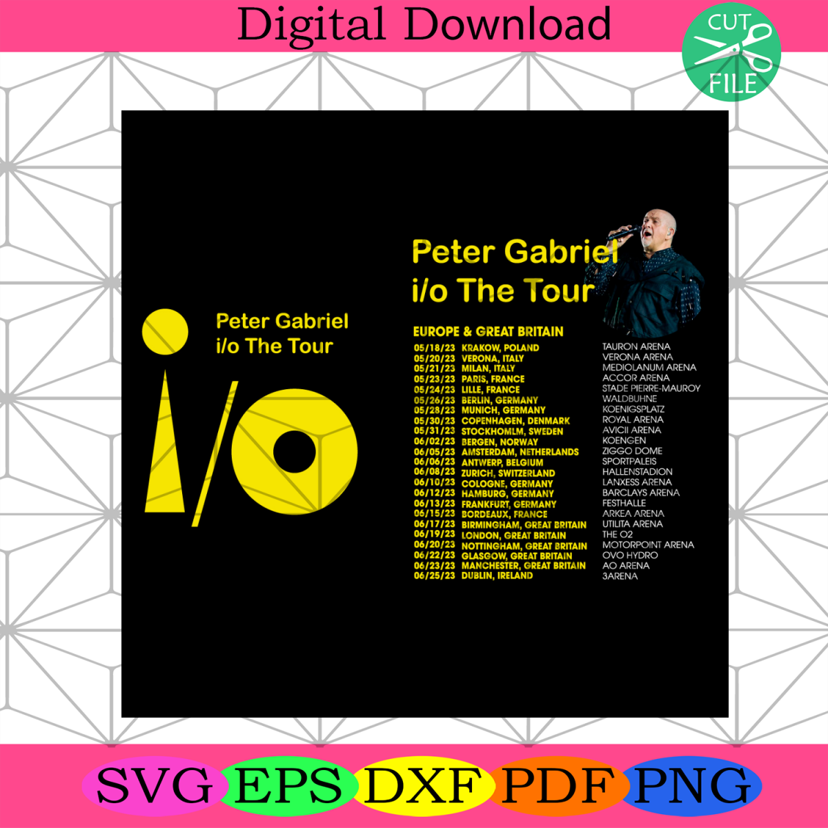 Peter Gabriel i/o The Europe Tour