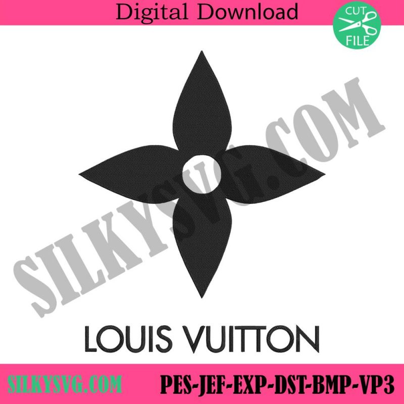 louis-vuitton-black-flower-logo-embroidery-design-download