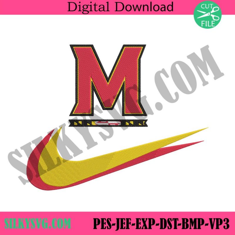 maryland-terrapins-double-swoosh-nike-logo-embroidery-design-file