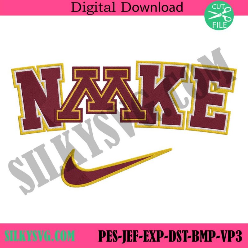 minnesota-golden-gophers-nike-logo-embroidery-design-download-file