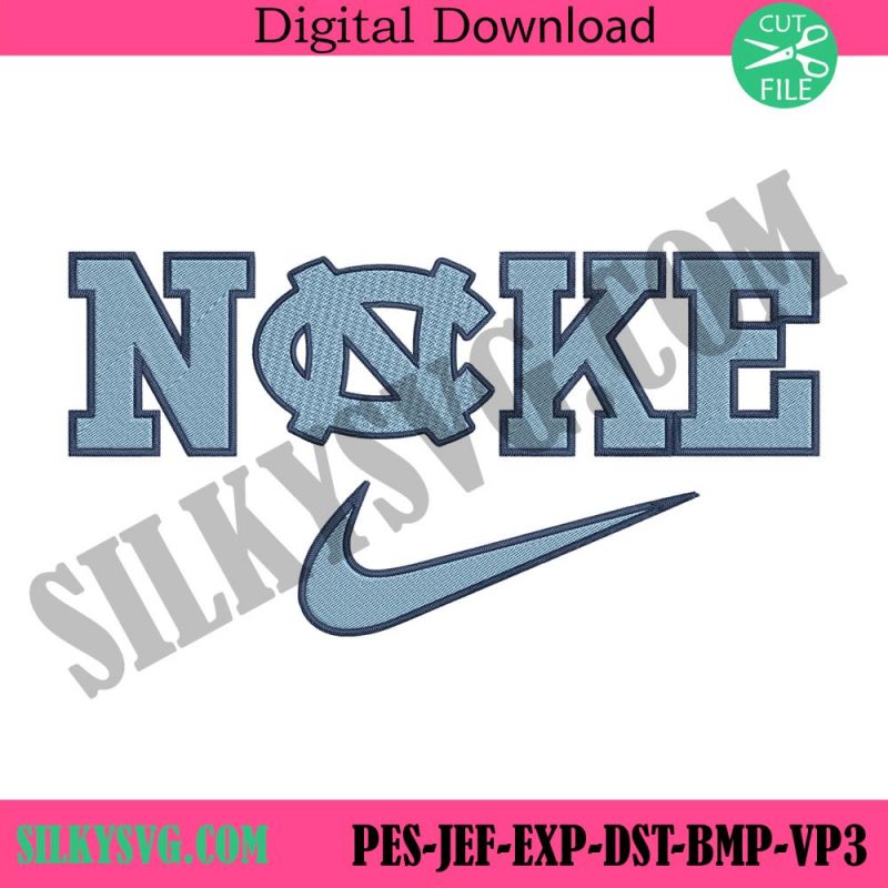 north-carolina-tar-heels-nike-logo-embroidery-design-download