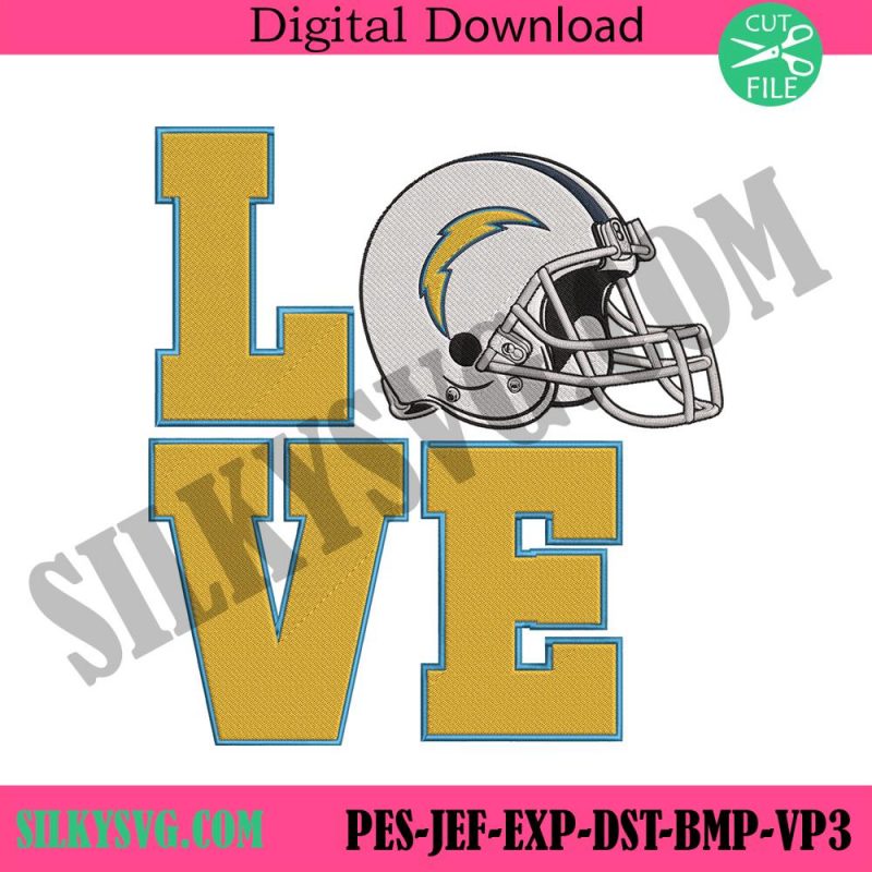 love-helmet-los-angeles-chargers-embroidery-design-download-file