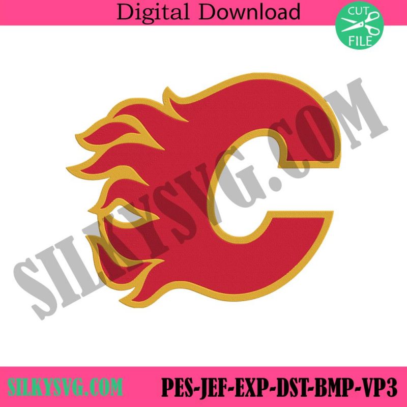 calgary-flames-logo-nhl-team-embroidery-design-file