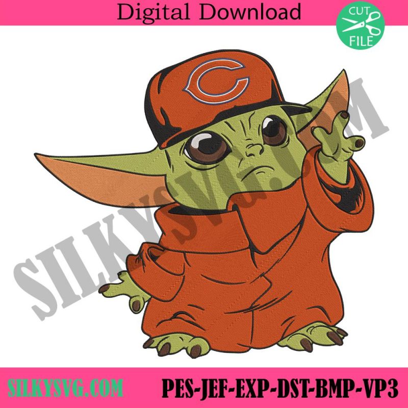 chicago-bears-cap-baby-yoda-embroidery-design-download