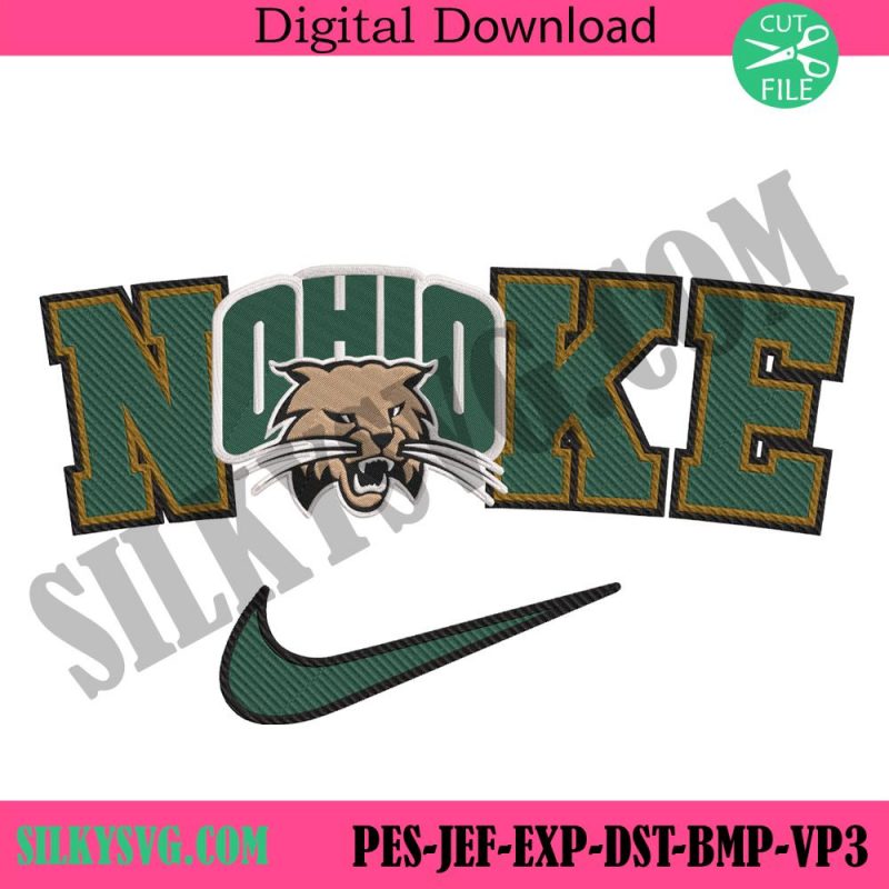 ohio-bobcats-nike-logo-embroidery-design-download-file