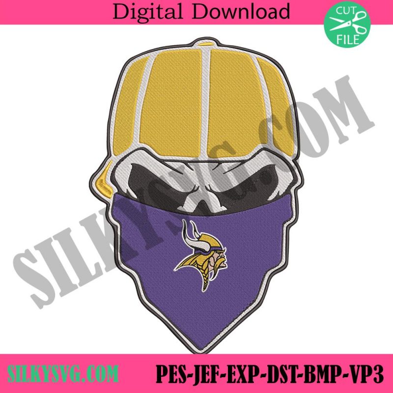 minnesota-vikings-skull-bandana-nfl-embroidery-design-download