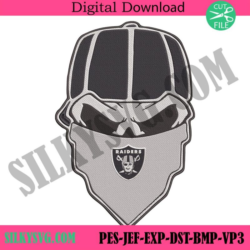 las-vegas-raiders-skull-bandana-nfl-embroidery-design-download