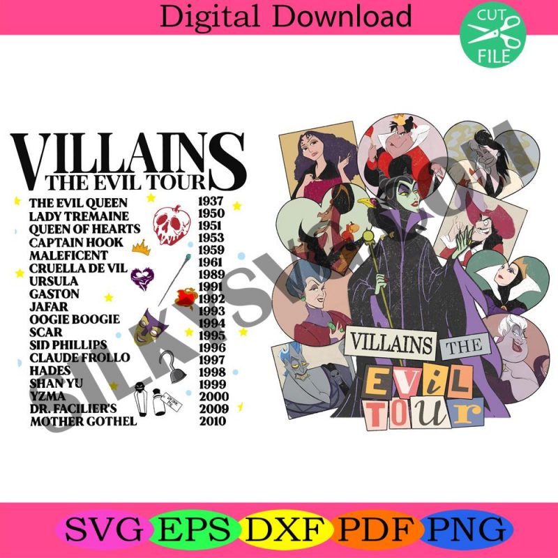 villains-eras-tour-png-villains-evil-tour-sublimation-png-concert-music-design-maleficent-ursula-evil-queen-png-di