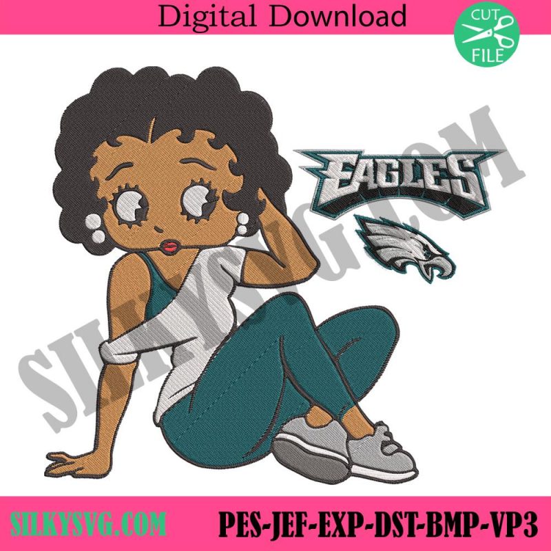 philadelphia-eagles-black-girl-betty-boop-embroidery-design-file