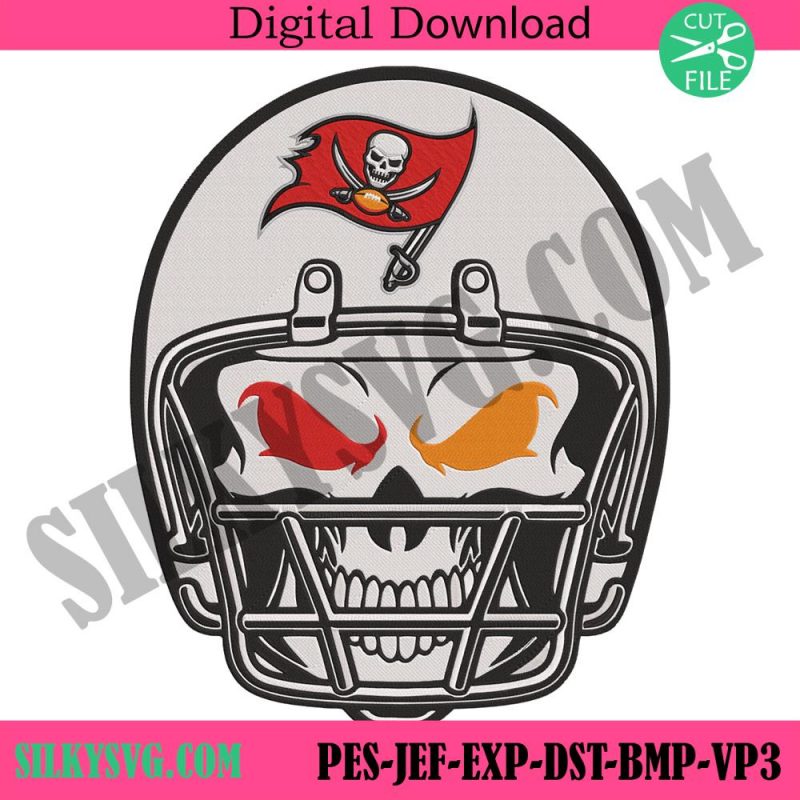 skull-helmet-tampa-bay-buccaneers-nfl-embroidery-design