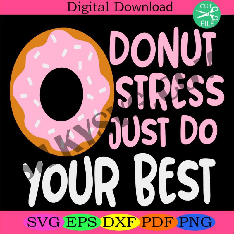 donut-street-just-do-your-best-svg