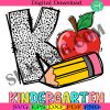 kindergarten-svg-dalmatian-dots-svg-back-to-school-svg-apple-teacher-svg-teacher-svg-school-svg-letter-k-svg