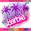 malibu-barbie-logo-pink-doll-beach-png-sublimation