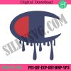 champion-fashion-dripping-logo-embroidery-instant-download