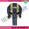 skull-mandala-los-angeles-chargers-nfl-embroidery-design-download