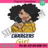 la-chargers-black-girl-embroidery-design-file-download