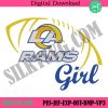 football-los-angeles-rams-girl-embroidery-design-download