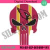 arizona-cardinals-nfl-team-skull-logo-embroidery-design