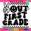 peace-out-first-grade-svg-last-day-of-school-svg-end-of-school-1st-grade-graduation-retro-wavy-text-digital-downloa