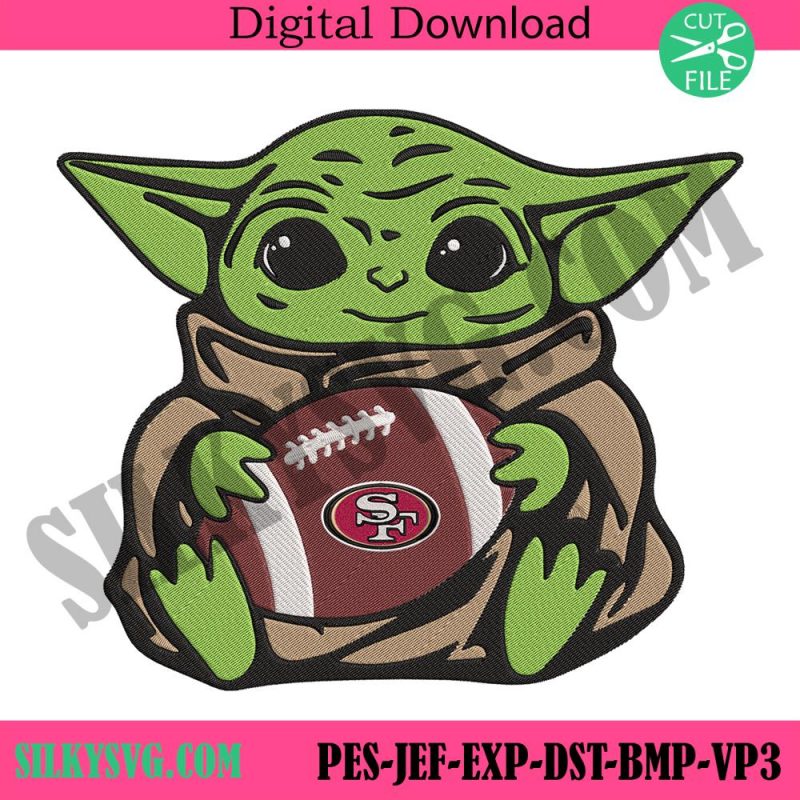 san-francisco-49ers-baby-yoda-football-embroidery-design-file-download