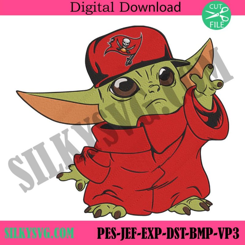 tampa-bay-buccaneers-cap-baby-yoda-embroidery-design-download