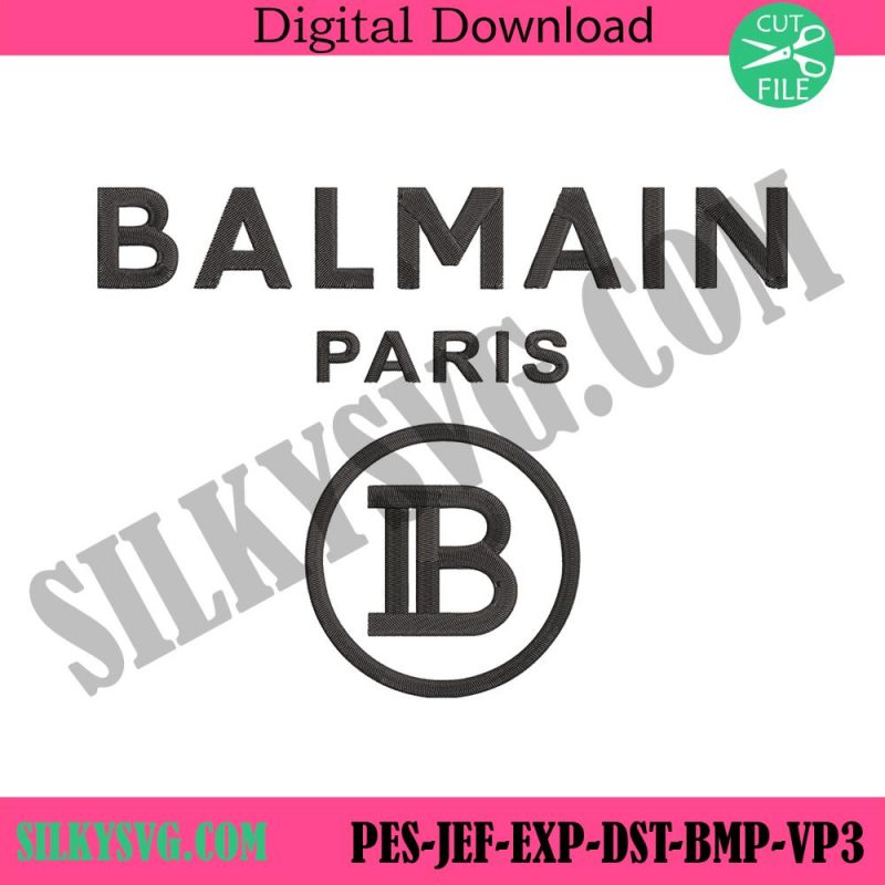 balmain-paris-logo-embroidery-design-download