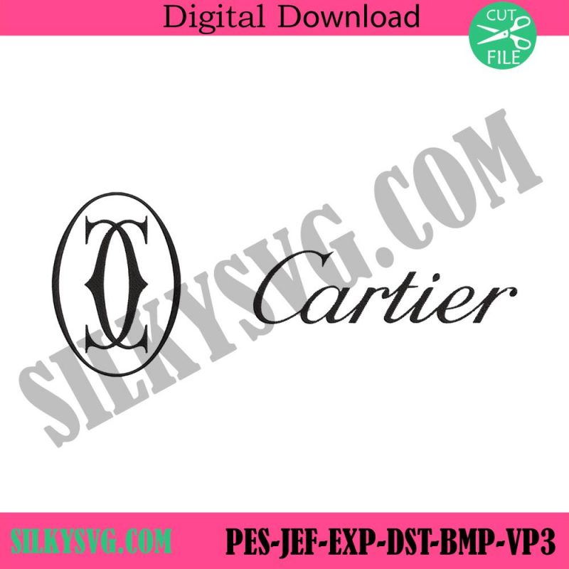 cartier-logo-brand-embroidery-instant-download