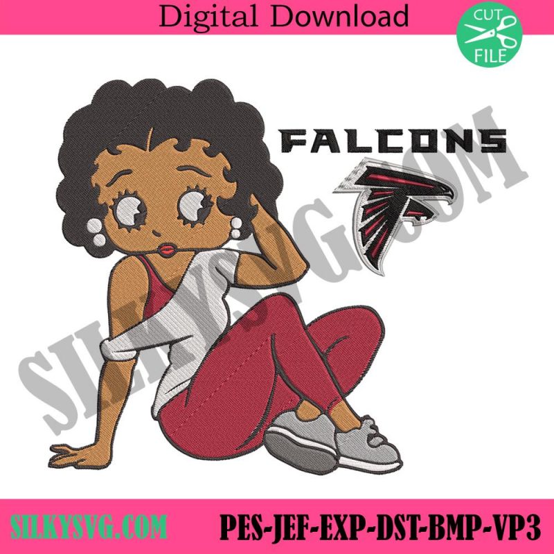 atlanta-falcons-black-girl-betty-boop-embroidery-design-file