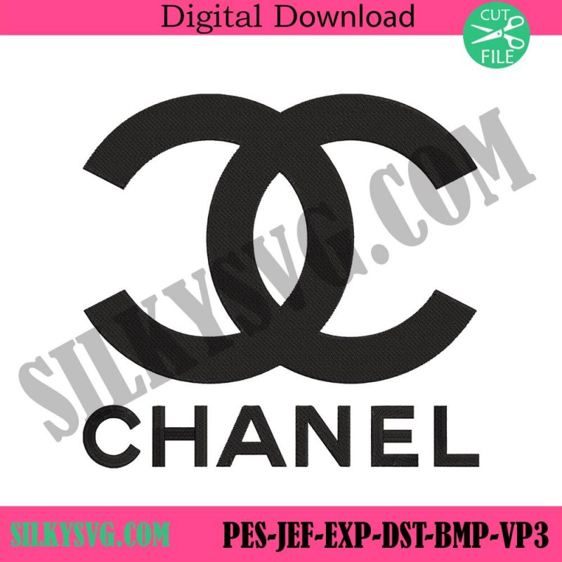 chanel-logo-brand-embroidery-instant-download