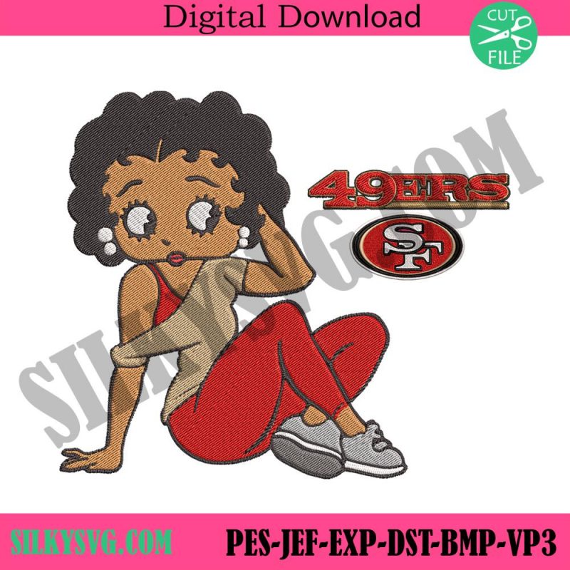 san-francisco-49ers-black-girl-betty-boop-embroidery-design-file