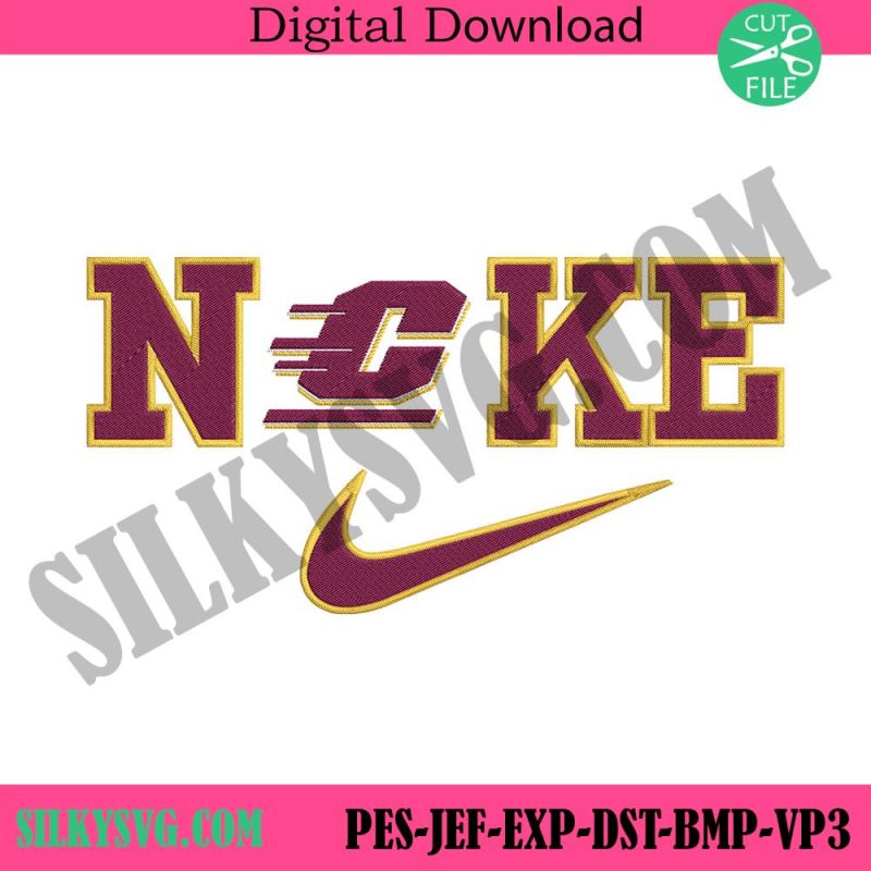 nike-central-michigan-chippewas-swoosh-embroidery-design-download-file