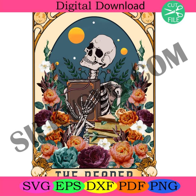 the-reader-tarot-card-png-skeleton-reading-png-the-reader-png-book-lover-png-reading-png-booktr