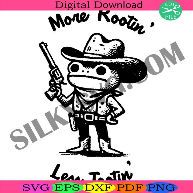 cowboy-frog-art-svg-funny-quote-cute-frog-svg-retro-for-rootin-tootin-svg-country-western-svg-toad-dorm-svg-unframed-funny-svg