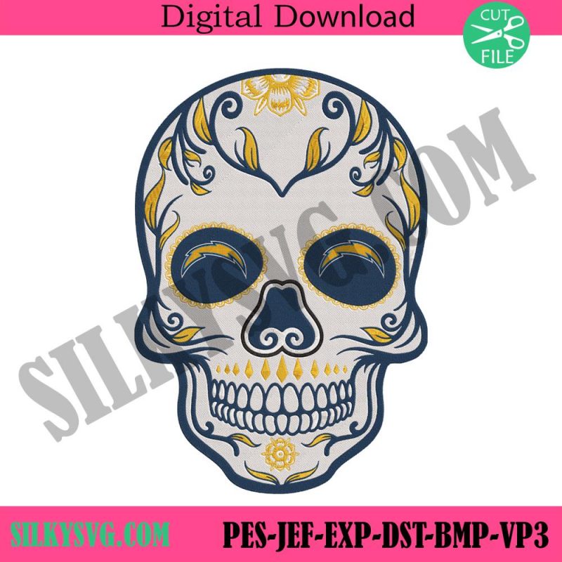 skull-mandala-la-chargers-nfl-embroidery-design-download