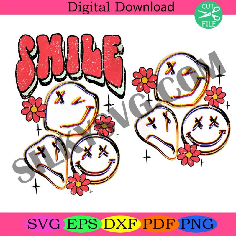 groovy-summer-smiley-design-png-trendy-hoodie-front-back-design-retro-groovy-smile-design-distressed-happy-face-shirt