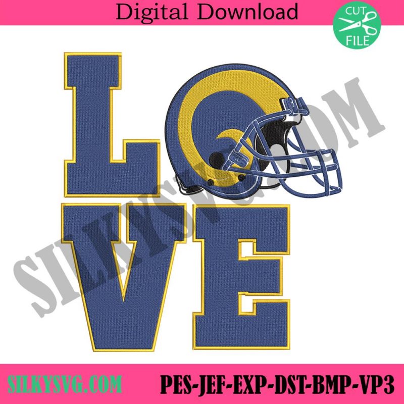 love-helmet-los-angeles-rams-embroidery-design-download-file