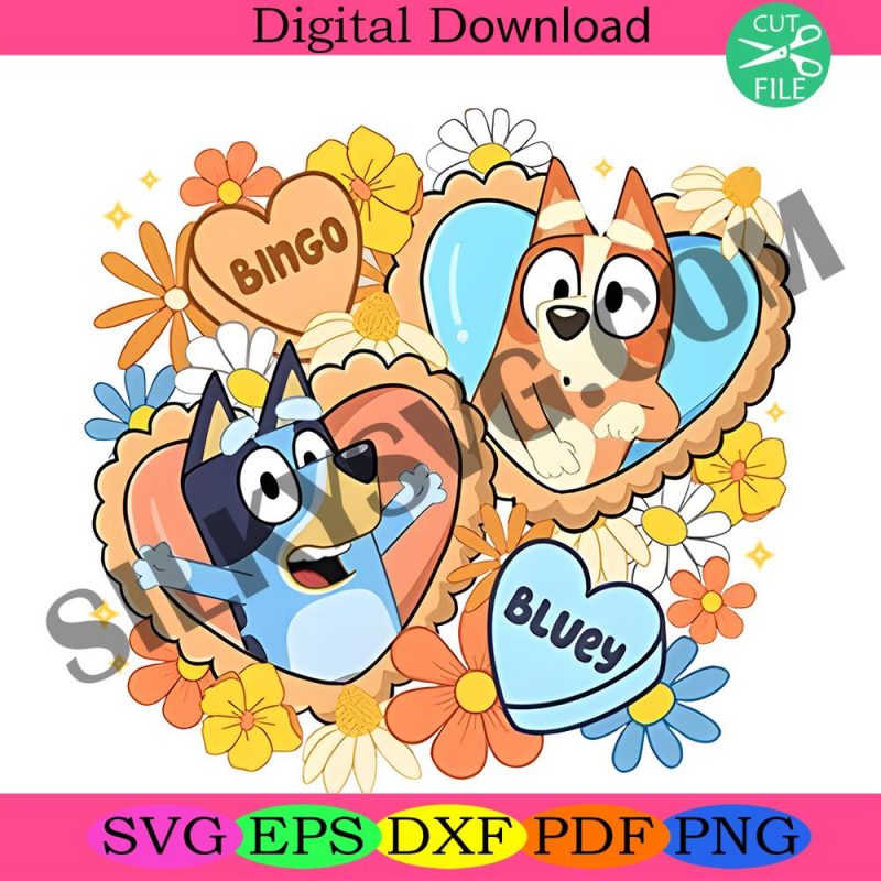 floral-bluey-and-bingo-png-bluey-and-bingo-png-bluey-famil