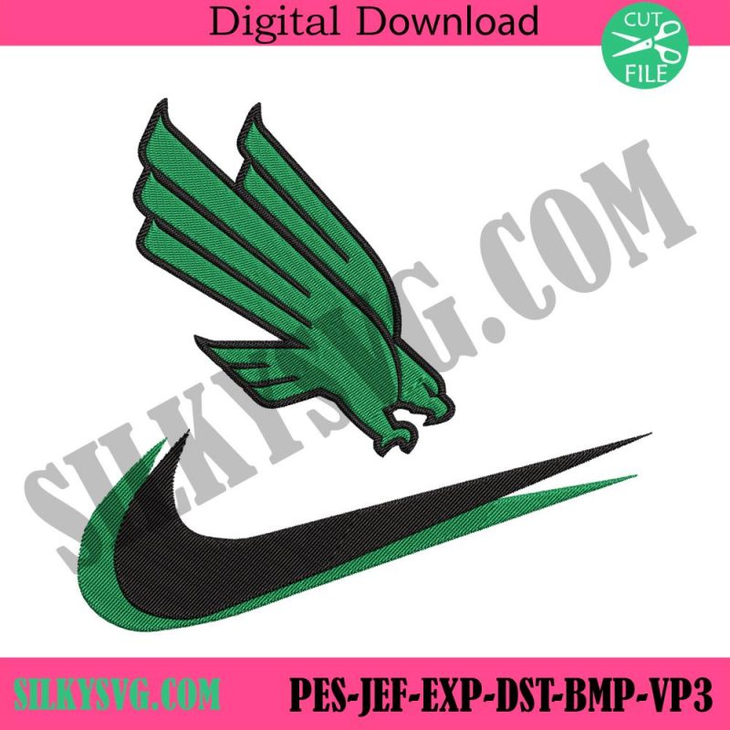 north-texas-mean-green-double-swoosh-nike-logo-embroidery-design-file