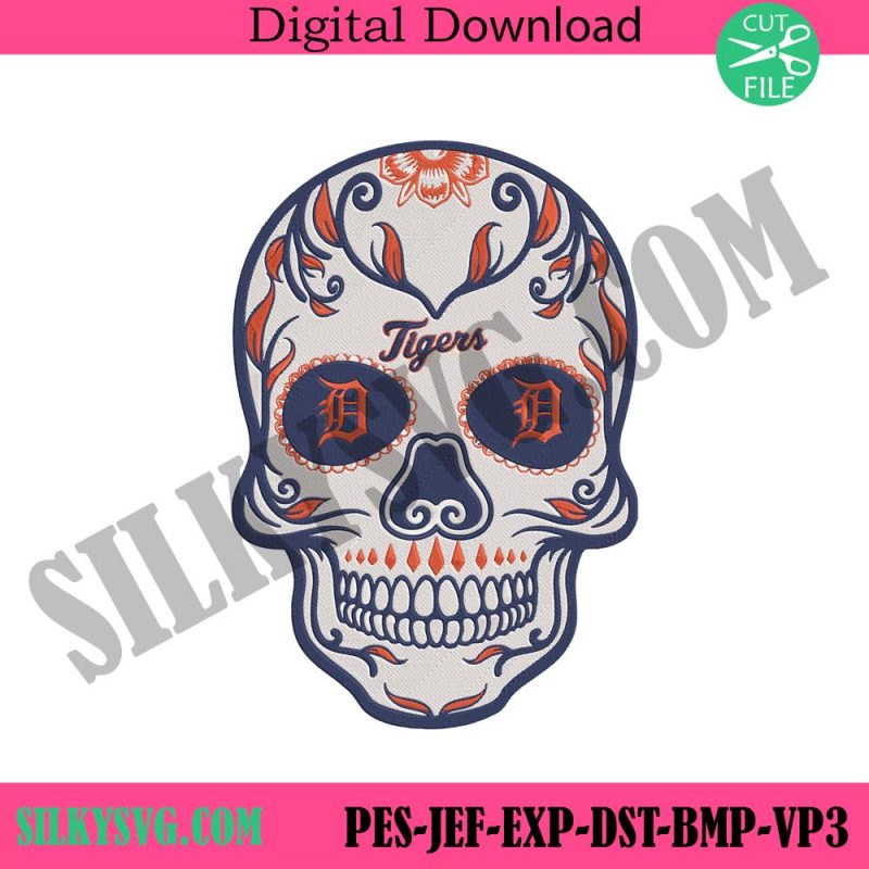 sugar-skull-detroit-tigers-embroidery-design-download