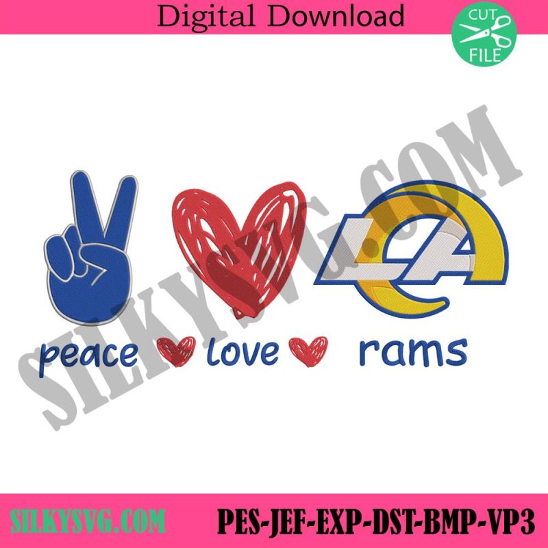 peace-love-los-angeles-rams-embroidery-design-file-download