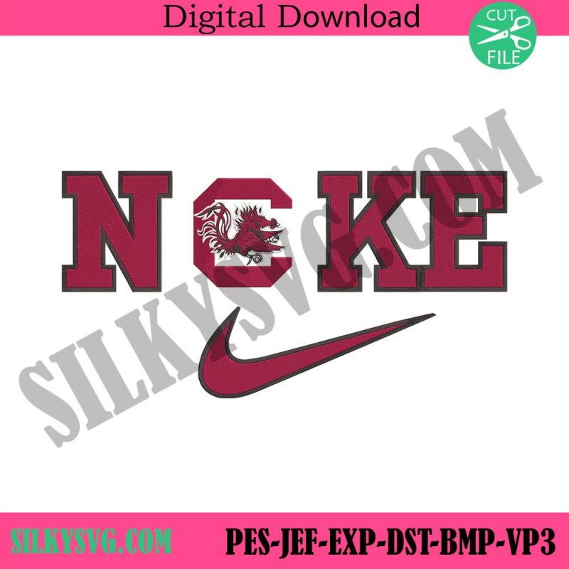 nike-south-carolina-gamecocks-swoosh-embroidery-design-download-file