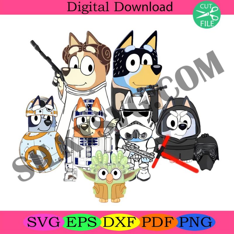 bluey-star-war-png-digital-design-download-sublimation-png